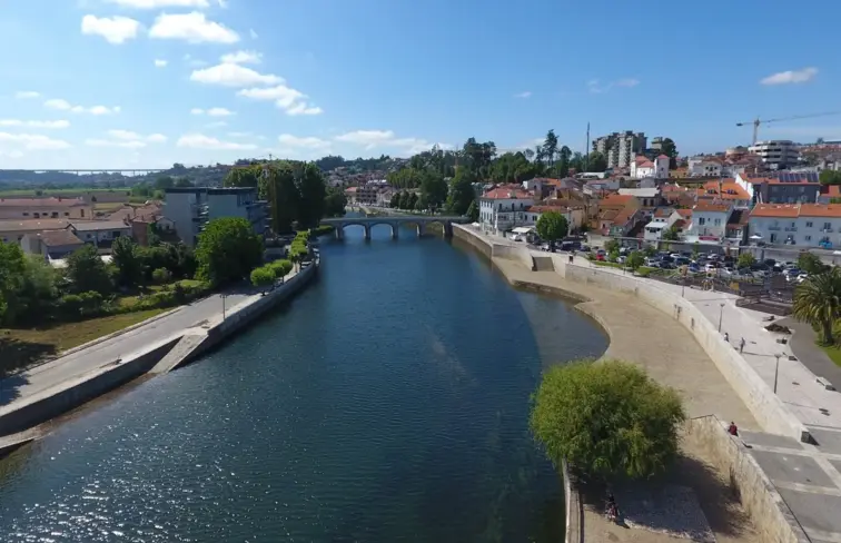 Imagem do Rio Águeda
